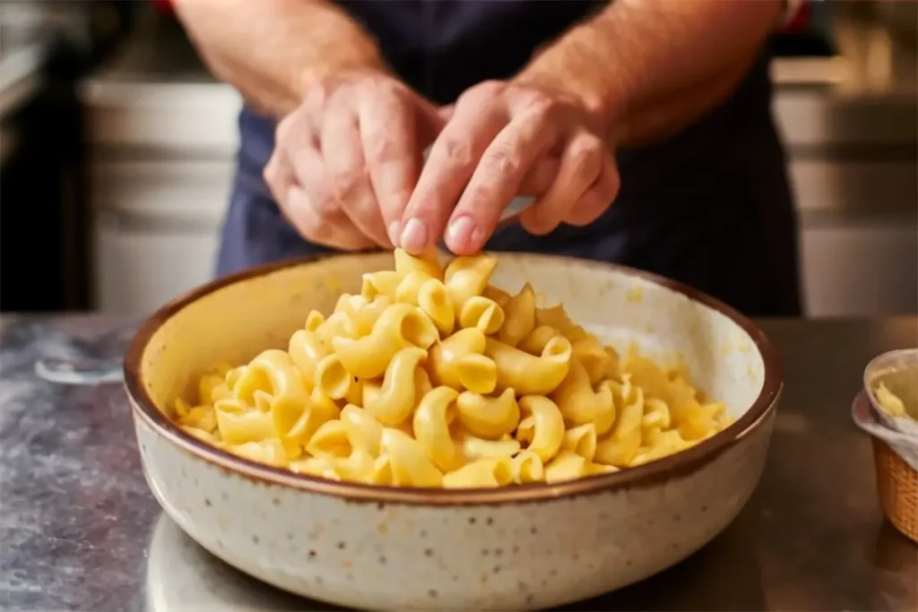 chef_preparing_Chick_fil_a_mac_and_cheese